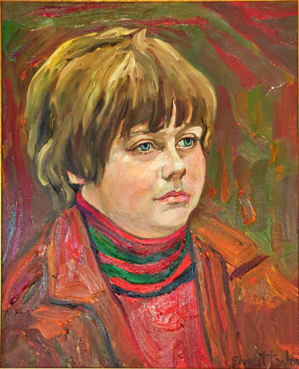 portrait of boy Ernest Taylor Portrait of a Boy