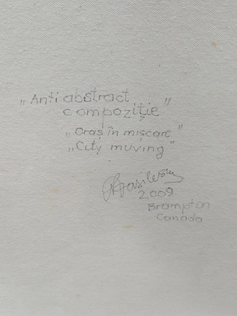 Anti Abstract Combination City in Motion