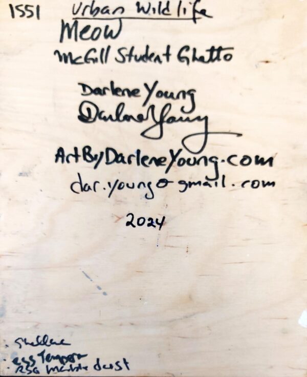 Darlene Young Meow McGill Ghetto Frame Meow McGill Ghetto
