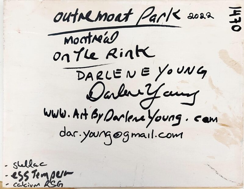 Darlene Young Outremont Park Winter Day Frame Outremont Park Winter Day
