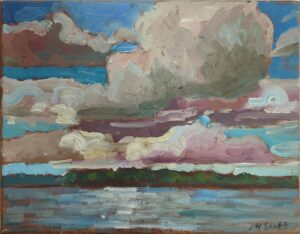 M Scott Fall Scene 14x11 (1) Bass Lake #1