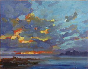 M Scott Untitled 14x11 Unsigned Towards Rousseau