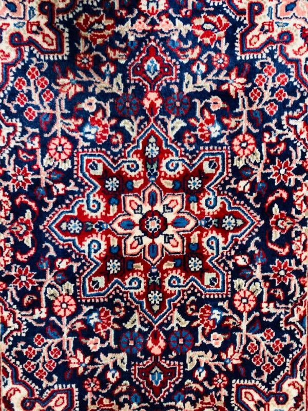 600892740_888952610472337_6205143027021298874_n Origin "Hamedan" Hand Knotted Sheep Wool Persian Rug with Floral Pattern 2'11" X 2'2"