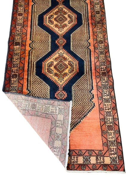 600901339_2201306640397612_5979561934185116827_n-removebg-preview Origin "Ardebil" Hand Knotted Persian Rug with Geometric Pattern 13'2" X 3'9"