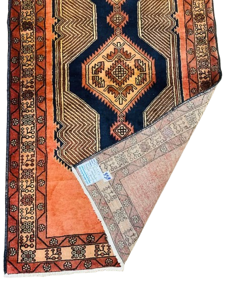 605039326_2288020168331504_681299726234222977_n-removebg-preview Origin "Ardebil" Hand Knotted Persian Rug with Geometric Pattern 13'2" X 3'9"