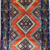 605391000_807250352347427_9010411116826987796_n-removebg-preview Origin "Hamedan" Hand Knotted Sheep Wool Persian Rug with Geometric Pattern 9'4" X 3'1"
