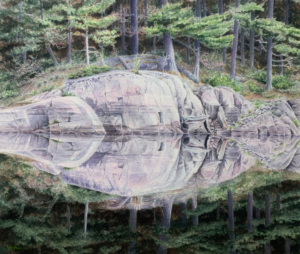 Rock Face Reflection Rock Face Reflection