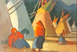 Tom Cummings 5 1950 "Indian" Tee Pees