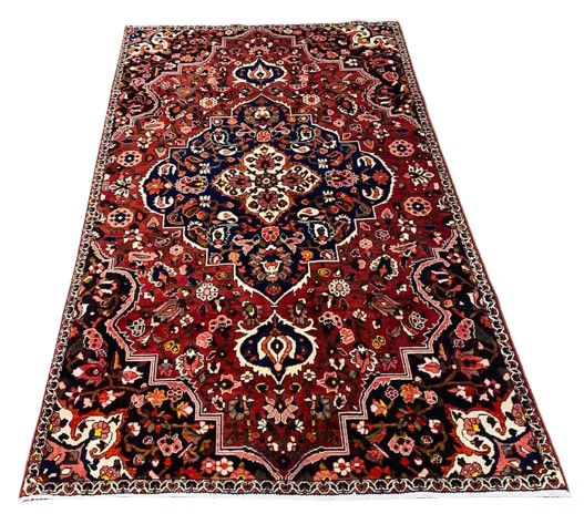 606187694_1575170553686668_1113420969533894609_n-removebg-preview Origin "Bakhtiyar" Persian Tribal Rug Hand Knotted Natural Dyes with Geometric Floral Patterns 8'5" X 5'