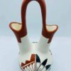 607317543_1627271321770546_1141847997716479617_n 1987 Signed "SUNFLOWER" Taos Pueblo Native American Pottery Wedding Vase