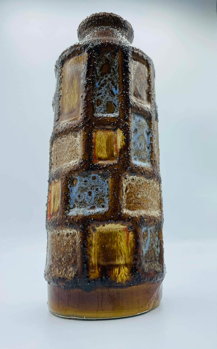 Mid Century Modern Fat Lava West German Art Pottery By Maurice Chalvignac