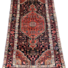 607805273_1113177460770863_2361593713617258993_n-removebg-preview Origin "Nahavand" Persian Tribal Rug Hand Knotted Natural Dyes with Geometric Patterns 6'5" X 3'6"