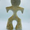 Heart Shape Dogu Ceramic Figurine Most Likely Made in Japan