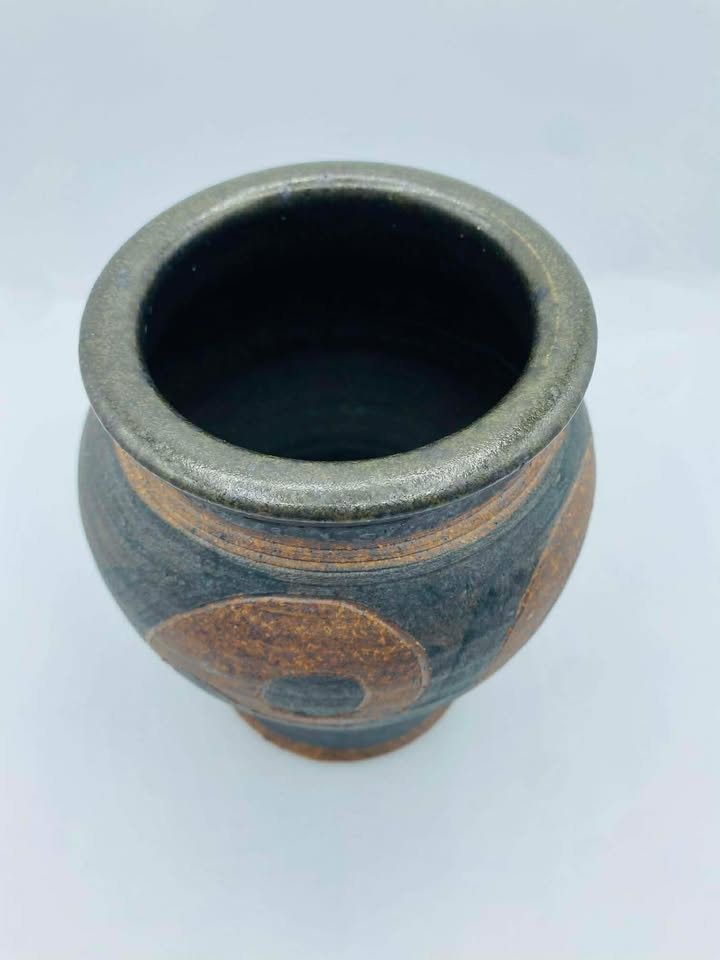 1970-1980s Signed "Bodil" Studio Pottery Vase