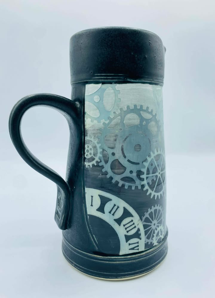 "Puffy Wuffy" Studio Pottery Pitcher / Jug