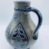 608284904_1529822458131826_2036675654470477363_n Early German Westerwald Salt Glazed Stoneware Pottery Signed Pitcher/Jug