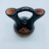 Signed "JID" Native American Navajo Etched Pottery Wedding Vase