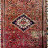 608349761_1373212700471072_7585807118381462031_n Origin "Hamedan" Hosein Abad Persian Tribal Rug Hand Knotted Natural Dyes with Geometric Floral Patterns 7'3" X 4'8"