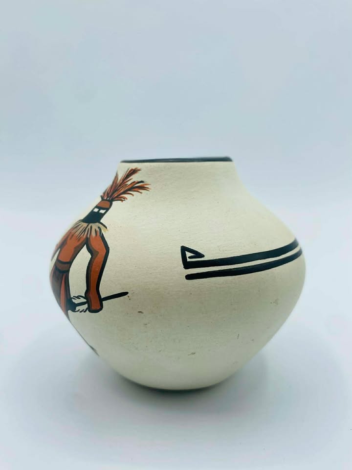 Signed "Hopi Toad" Native American Hopi Tribe Pottery Vase