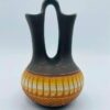 608383483_759129077219978_3443082565674011757_n 2000 Signed C. Billy (Diné) Navajo Hand‑Carved Wedding Vase