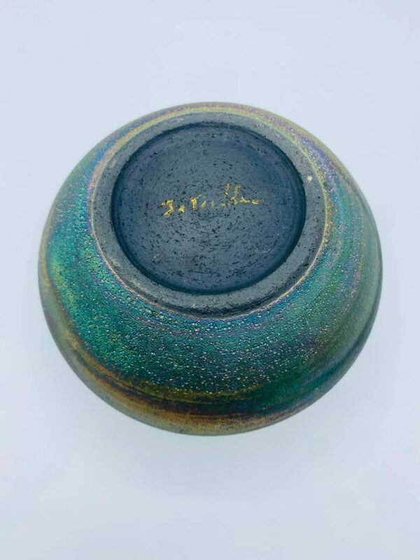 608416870_1189901946665213_5410847400149224185_n Signed "Jeremy Diller" Authentic Ruku Art Pottery Vase