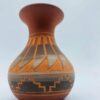 608485547_1423511092802536_7960161710255723689_n Signed "A. Bia" Hand-Curved Southwestern Native American Navajo Pottery Vase