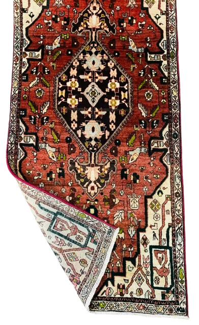 608649912_1509549697009891_4249142107725819063_n-removebg-preview Origin "Bijar" Persian Rug Hand Knotted Natural Dyes with Geometric Patterns 6'8" X 2'8"