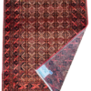 608651818_4329922527329136_4672637963454394810_n-removebg-preview Origin "Baluch" Persian Rug Hand Knotted Natural Dyes with Repeating Geometric Patterns 6'6" X 3'4"