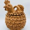 608676827_902568282117811_3154894447808595207_n Handcrafted Terracotta Folk Art Style Studio Pottery Chicken Jar