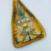 608700232_3059773244410961_4916071355654955976_n Mid Century Inspired Hand‑Painted Triangular Ceramic Dish Abstract Face Design by Zheng Ruixiu