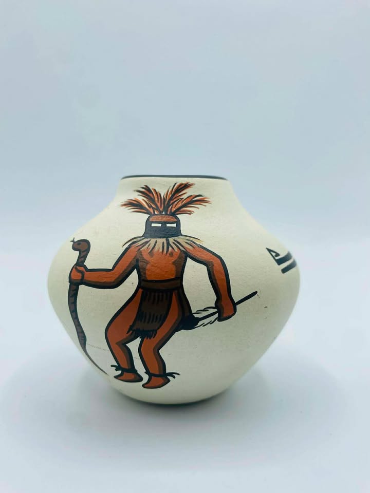 Signed "Hopi Toad" Native American Hopi Tribe Pottery Vase