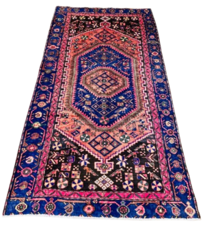 608811409_1520709055671537_2508287709890366885_n-removebg-preview Origin "Zanjan" Persian Tribal Rug Hand Knotted Natural Dyes with Geometric/Floral Patterns 7'4" X 4'10"