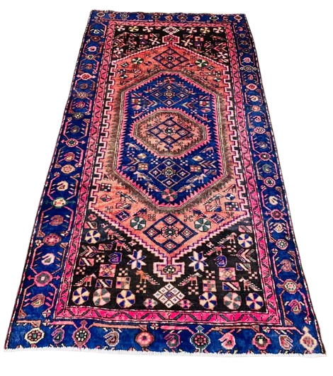 608811409_1520709055671537_2508287709890366885_n-removebg-preview Origin "Zanjan" Persian Tribal Rug Hand Knotted Natural Dyes with Geometric/Floral Patterns 7'4" X 4'10"
