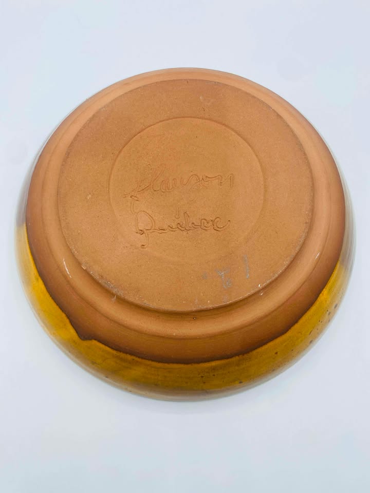 Signed "F Louzon Qubec" A Handmade Québec Studio Pottery