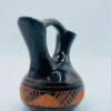 Signed "JID" Native American Navajo Etched Pottery Wedding Vase