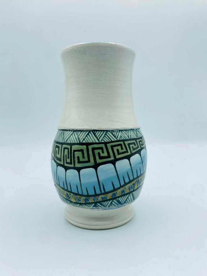 "Puffy Wuffy" Studio Pottery Vase