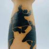 Signed "AA" Mexican Folk Art Pottery Vase
