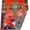 608969733_1428926928744220_8416399313787906719_n-removebg-preview Origin "Hamedan" Persian Tribal Rug Hand Knotted Natural Dyes with Geometric Patterns 7' X 4'