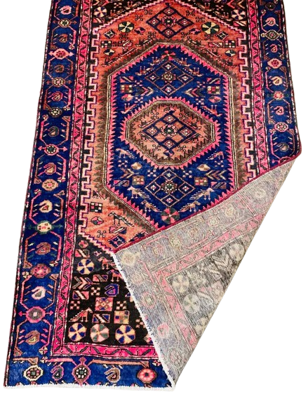 609039849_795902449753299_8237548614859276340_n-removebg-preview Origin "Zanjan" Persian Tribal Rug Hand Knotted Natural Dyes with Geometric/Floral Patterns 7'4" X 4'10"