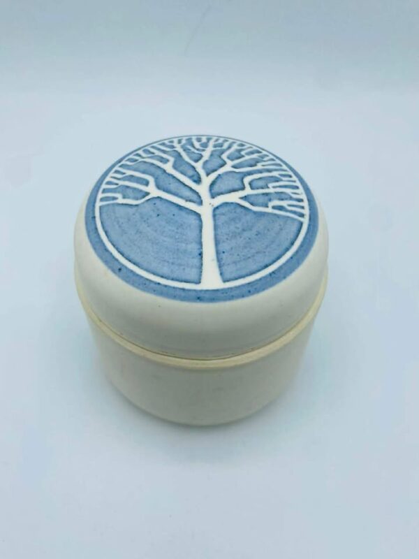609075976_870002285995952_3875256708436249249_n Signed "Chris & Malcolm" Stanley Studios Stoneware Wheel-Thrown Lidded Jar