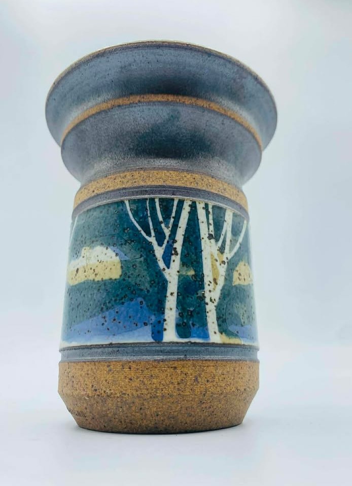 Signed/Stamped "TREELINE" Tree Line Studio Pottery Vase
