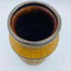 1960s-1970s West Germany Pottery By Bay Keramik Vase with Six Leaf Pattern
