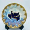 Signed Studio Art Pottery Folk Art Ceramic Plate