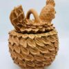 609456806_778669495251337_5574913664945098371_n Handcrafted Terracotta Folk Art Style Studio Pottery Chicken Jar