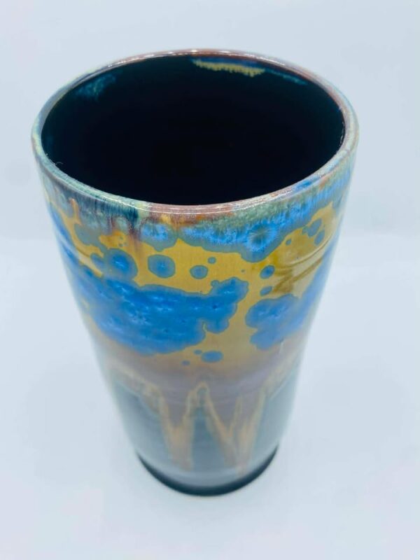 609489984_1547170996555880_62402364199336826_n Signed "M Billings" Wheel‑Thrown Ceramic Vase