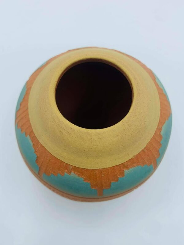 609525974_1895445544393997_1715467208519534097_n Native American Navajo Pottery Vase Signed "A.B"