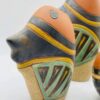 1980s Set of 3 Vintage Terracotta Fish Shape Vases Made in Vietnam