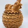 609794038_878217287953895_9050246559396977076_n Handcrafted Terracotta Folk Art Style Studio Pottery Chicken Jar