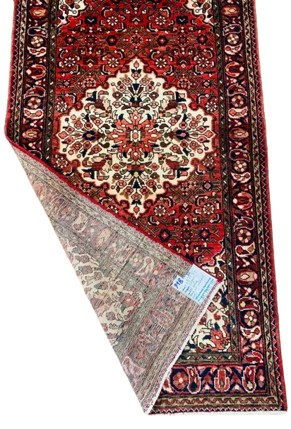 609870068_681925711671182_3662113476066931572_n-removebg-preview Origin "Liliyan" Persian Tribal Rug Hand Knotted Natural Dyes with Central Medallion and Floral/Geometric Patterns 6'8" X 3'5"