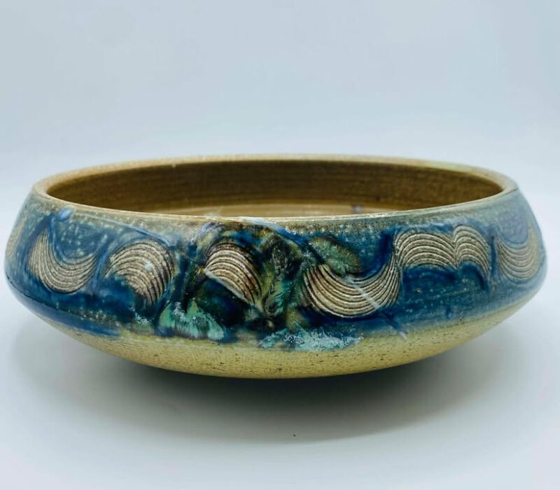 Vintage Handmade Signed "am" "Thunder Bay Ontario" Studio Pottery Bowl/Dish